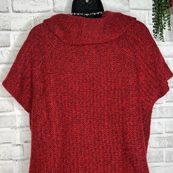 Worthington Cable Knit Sweater, Cowl Neck Short Sleeve Size 3X - Picture 6 of 7